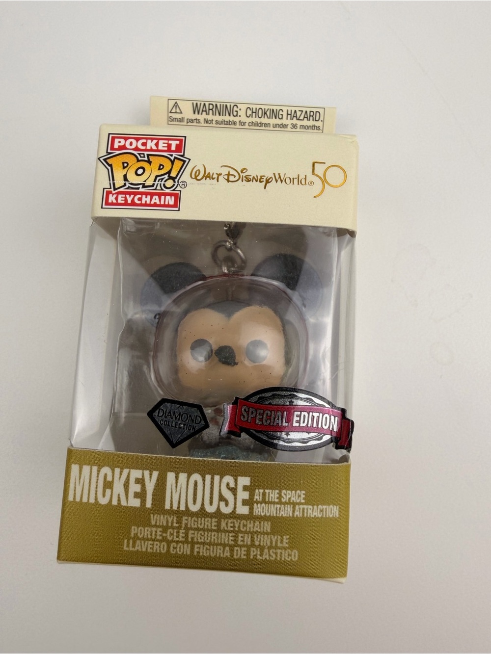 NEW Funko WDW 50th Mickey Space Mountain Keychain E025